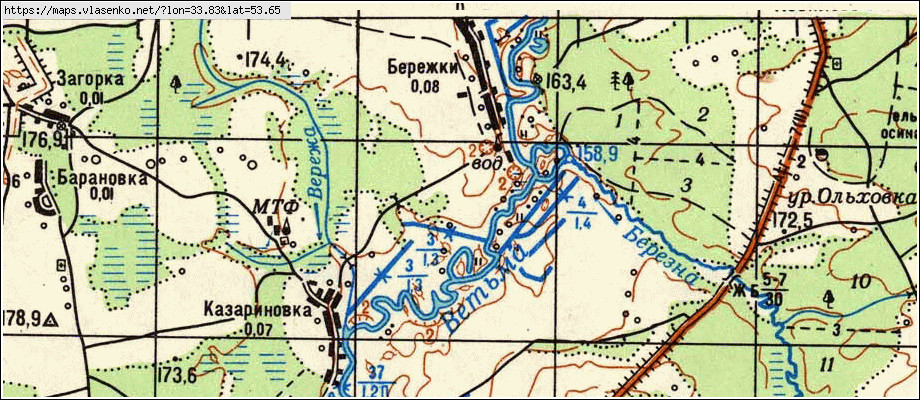 Дубровский район карта