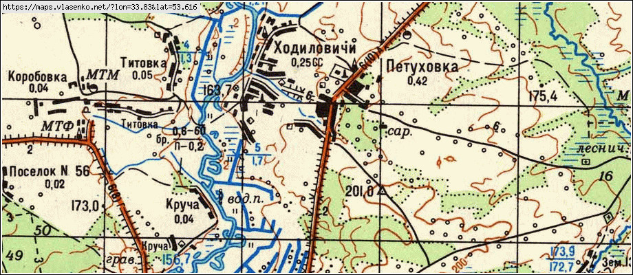 Карта жуковского района брянской области с названием деревень