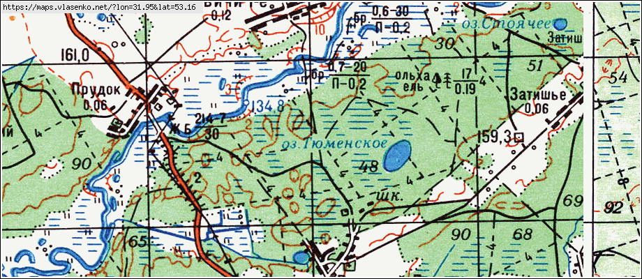Карта НОВОНОВИЦКАЯ, Брянская область, Гордеевский район