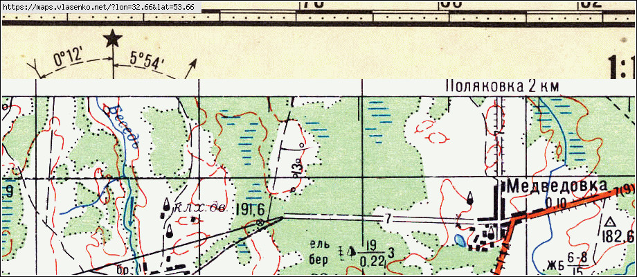 Карта ЗАЙМИЩЕ, Брянская область, Гордеевский район