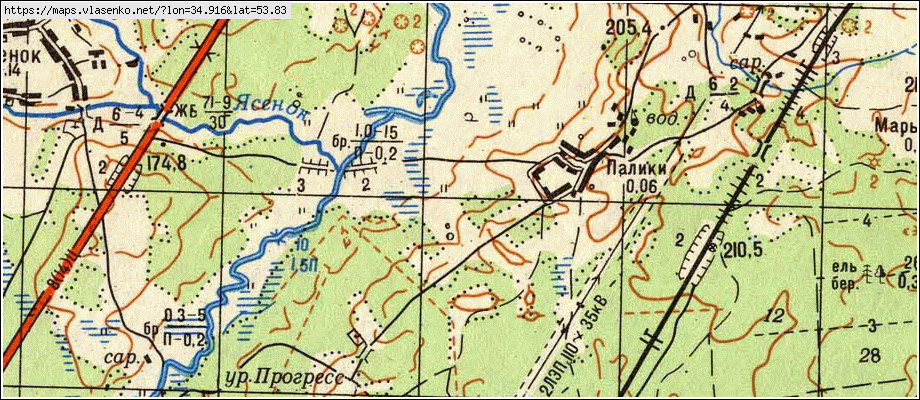 Карта БАЙКОВА, Брянская область, Карачевский район