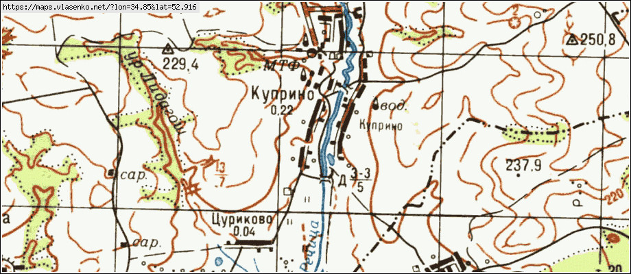 Карта карачевского района брянской области
