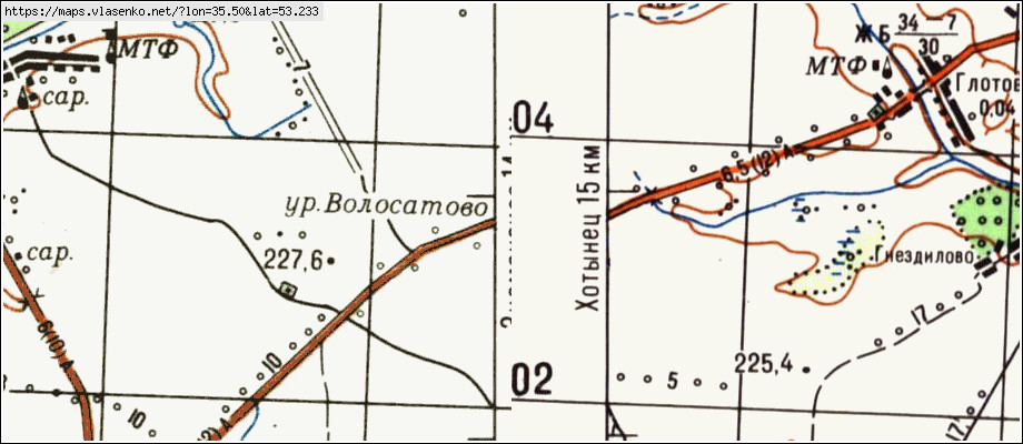 Карта МАЛАЯ СЕМЕНОВКА, Брянская область, Карачевский район