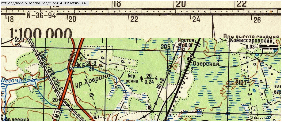 Карта РУСИНО, Брянская область, Карачевский район