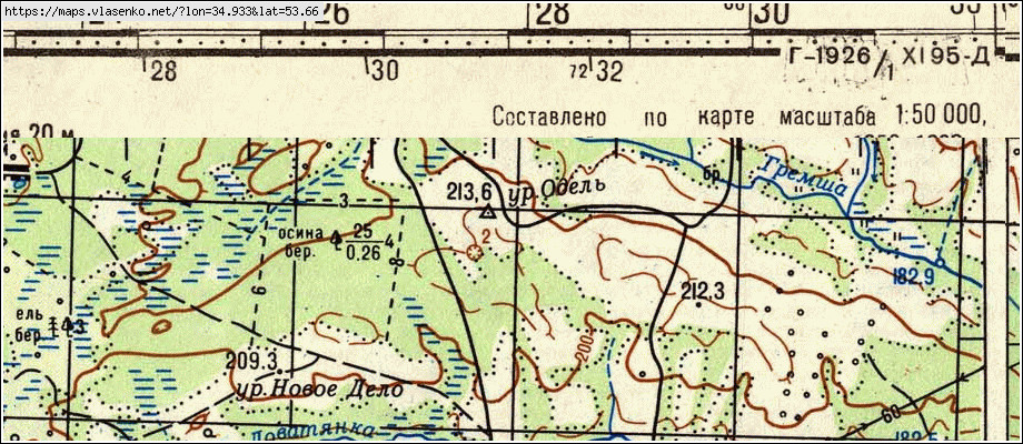 Карта ВОЛКОВО, Брянская область, Карачевский район