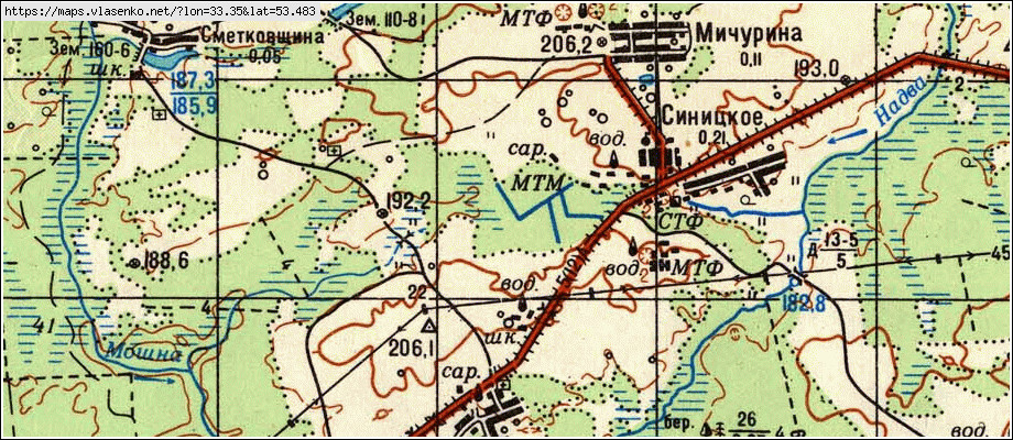 Валуец брянская область карта