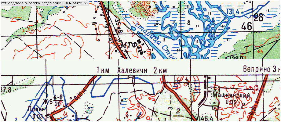 Карта новозыбковского района