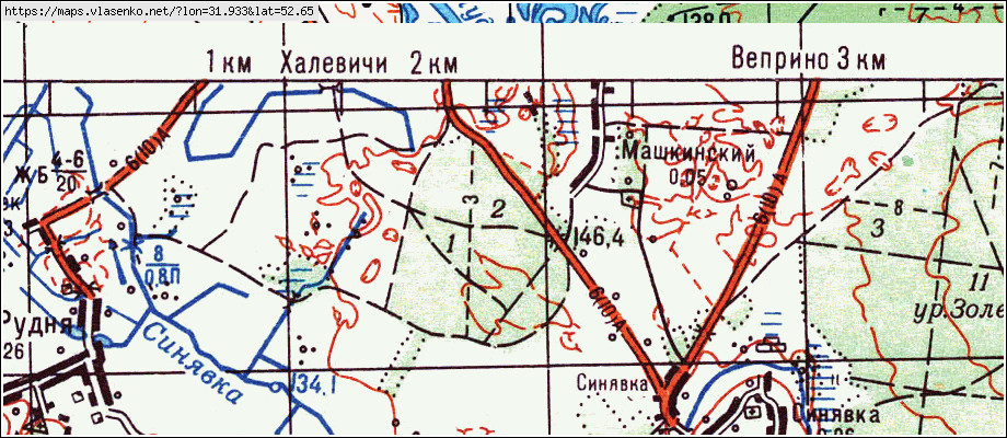 Карта новозыбковского района брянской области