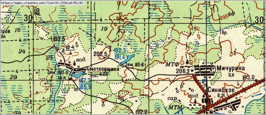 Карта ДОБРАЯ ВОЛЯ, Брянская область, Почепский район