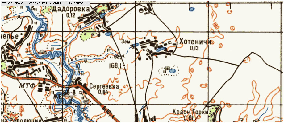 Доманичи почепский район карта