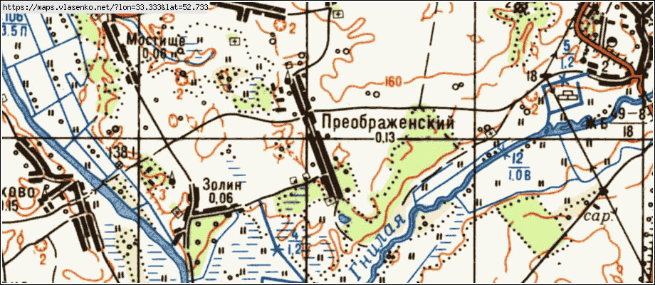 Карта почепского района брянской области с названием деревень