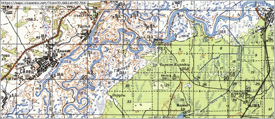 Карта ДАЛЬНИЙ, Брянская область, Погарский район