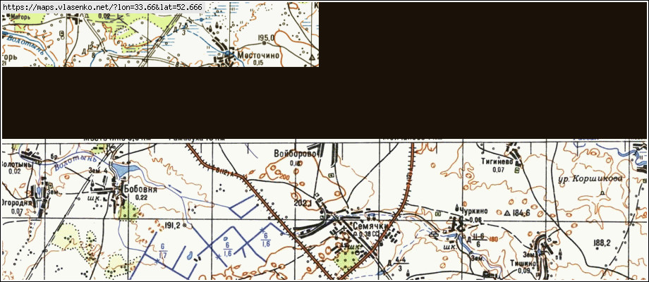Карта ПЕСТРИКОВО, Брянская область, Стародубский район