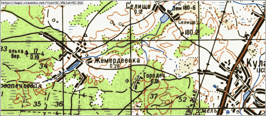 Карта суражского района