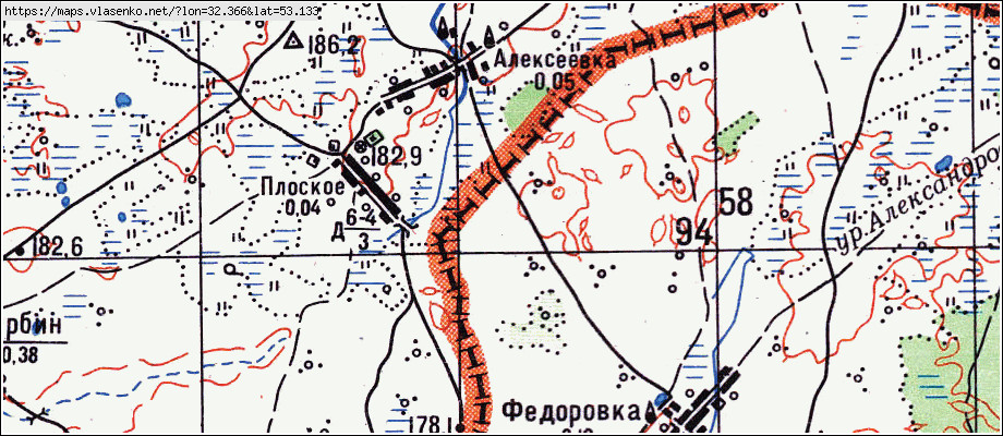 Карта МАЙСКИЙ, Брянская область, Суражский район