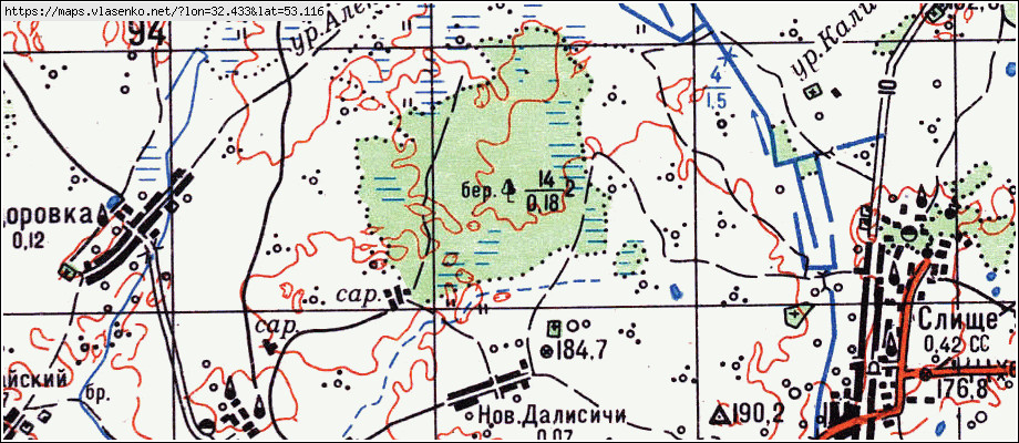 Карта суражского района брянской области