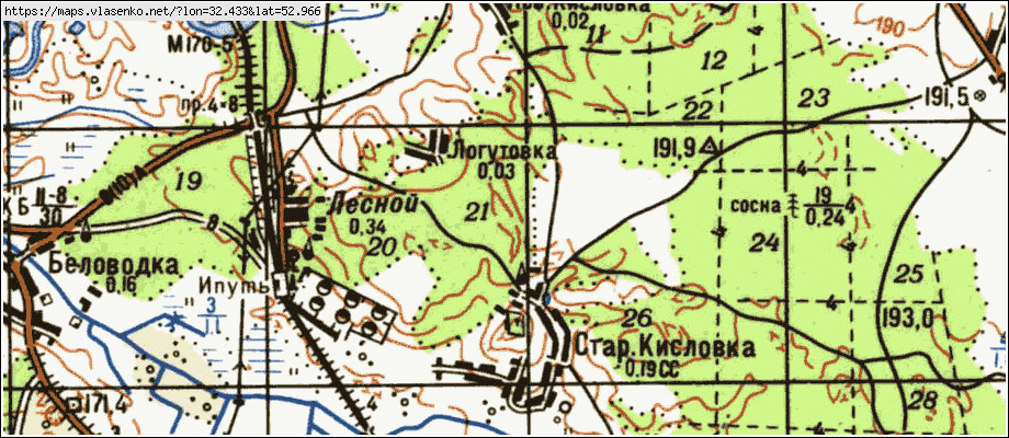 Сураж карта брянская область