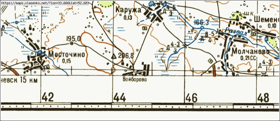 Трубчевский район карта