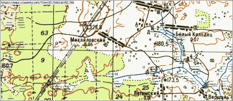 Карта трубчевского района брянской области