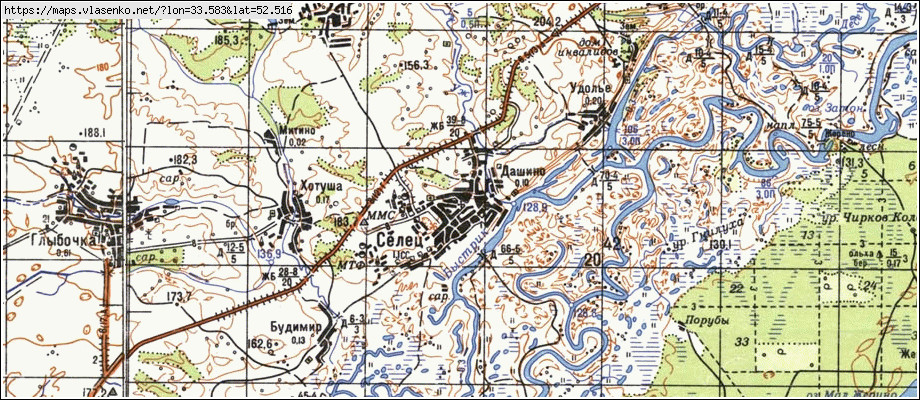 Карта сельцо брянской области