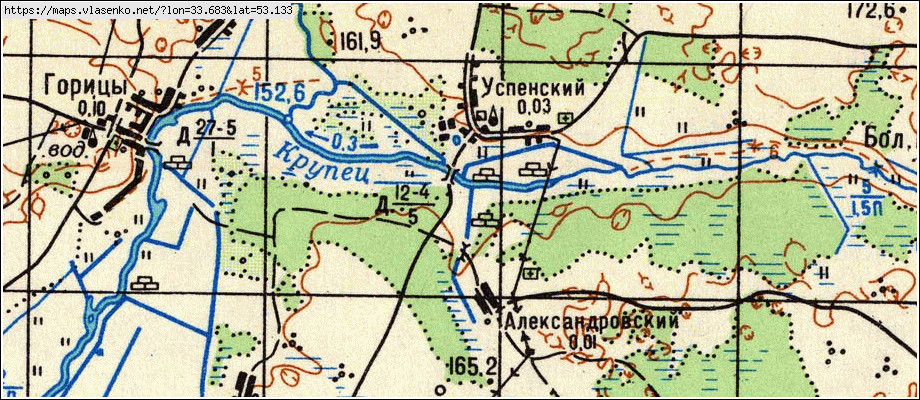 Карта с успенское московской области