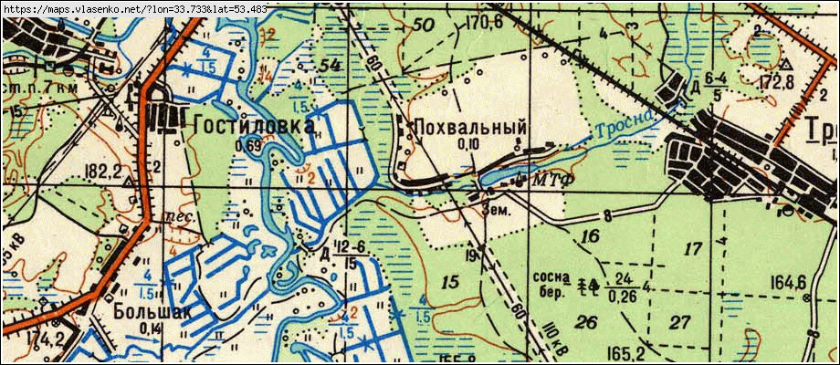 Карта жуковского района брянской области