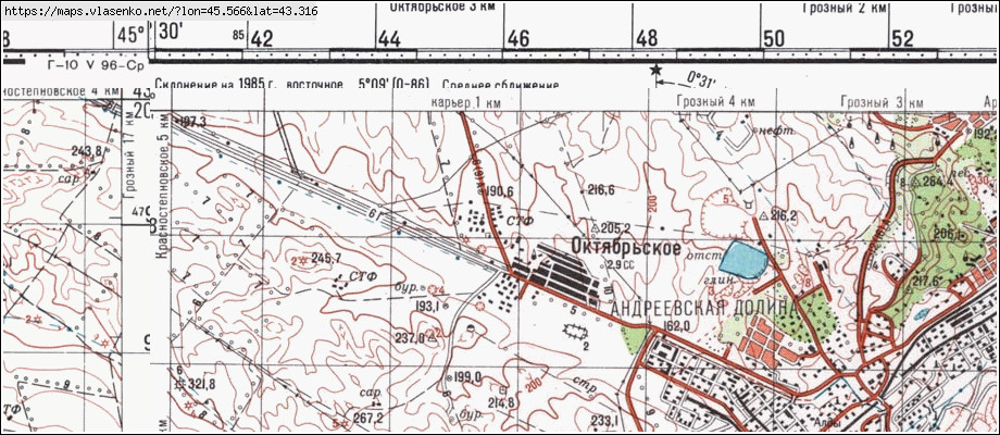 Село октябрьское карта