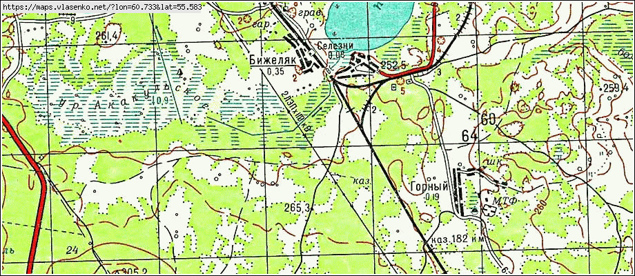 Карта аргаяшского района 1936 года