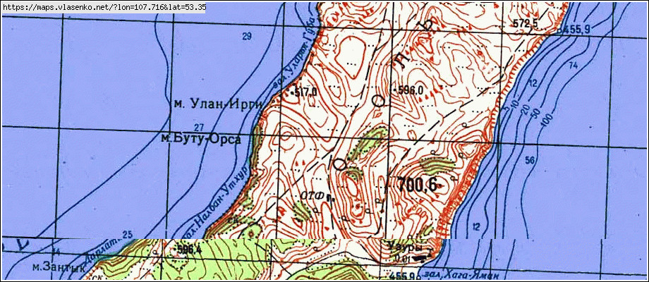 Карта ольхонского района