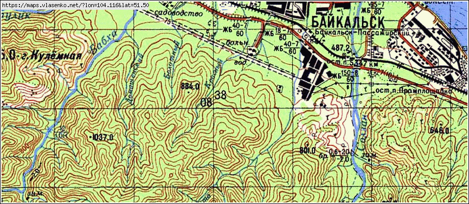 Байкальск город карта