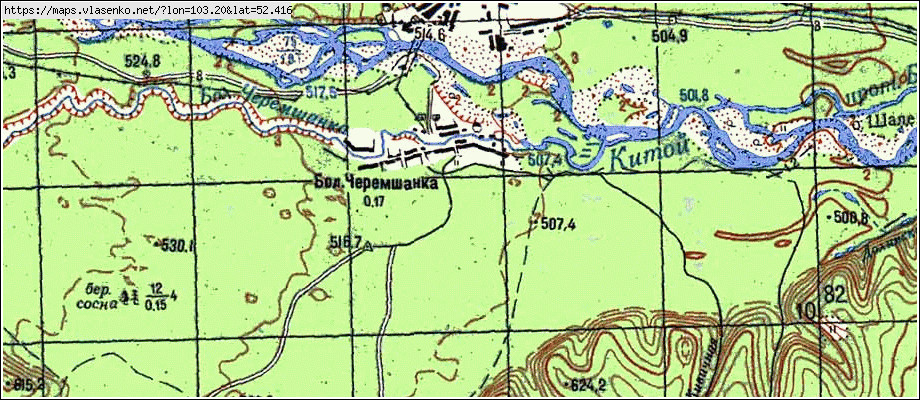 Черемшанка ишимский район карта