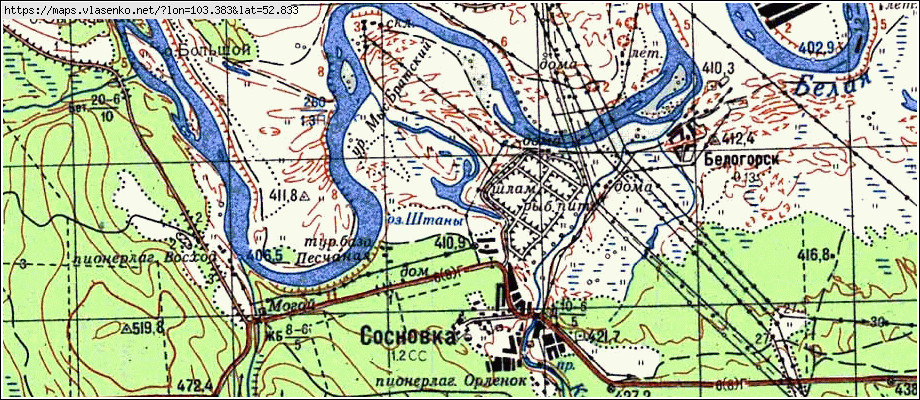 Карта усольского района
