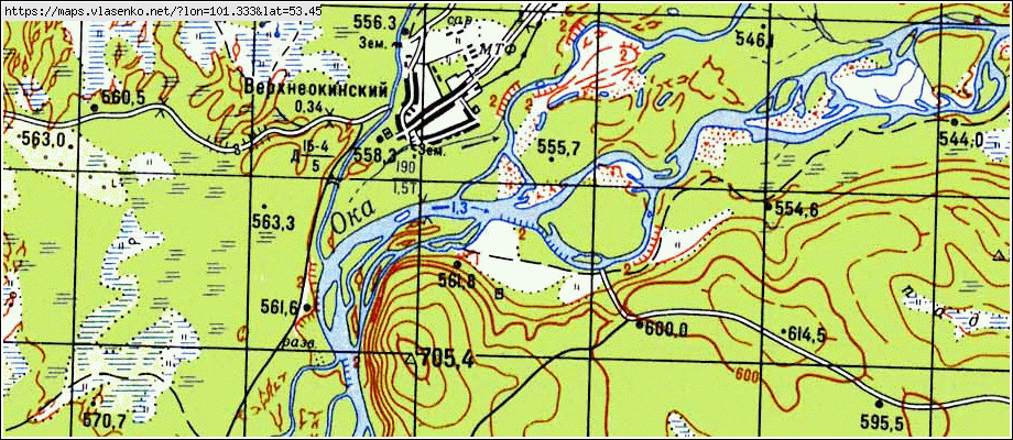 Заларинский район карта