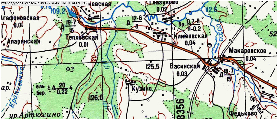 Карта лухского района ивановской