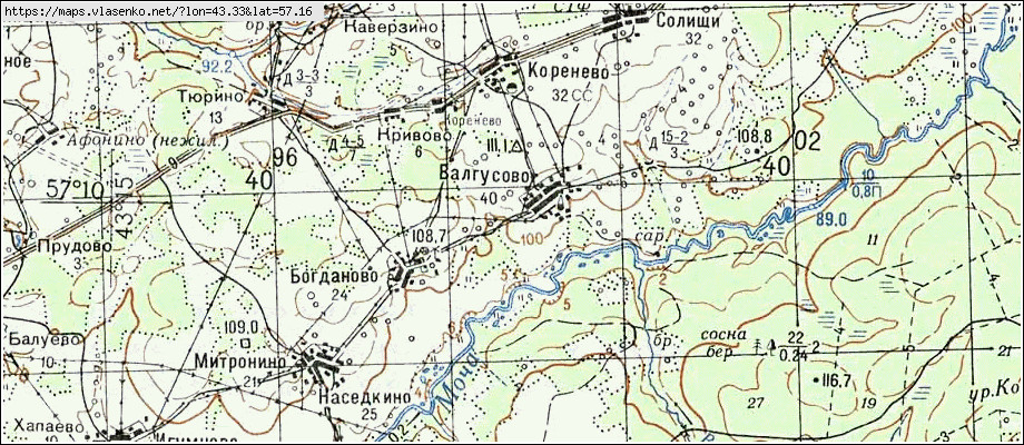 Карта пучежского района ивановской области