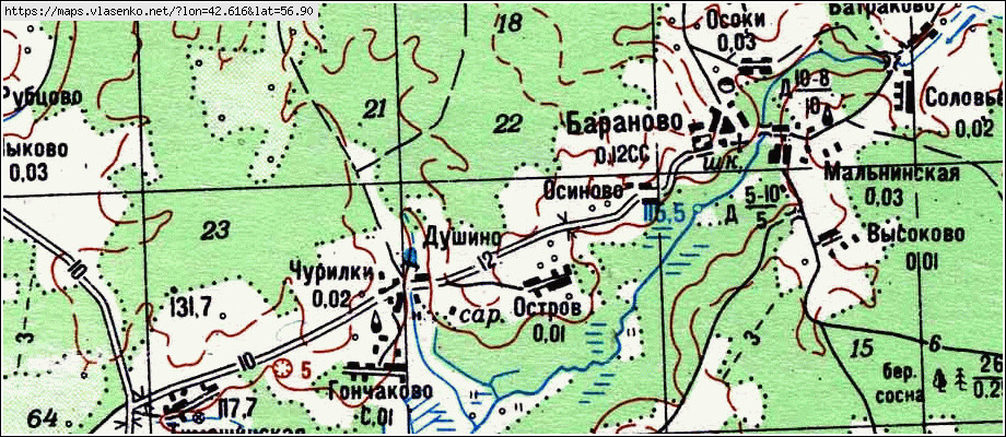 Карта спутник ивановская область