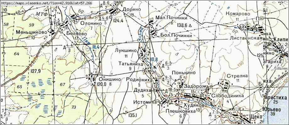 Карта починки нижегородская область с улицами и номерами