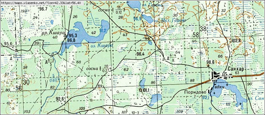 Карта пестяки ивановской области