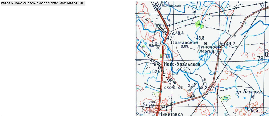 Карта МИХАЙЛОВКА, Калининградская область, Черняховский район