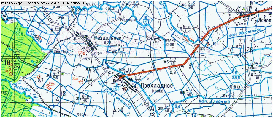 Карта калининградской области славского района калининградской области