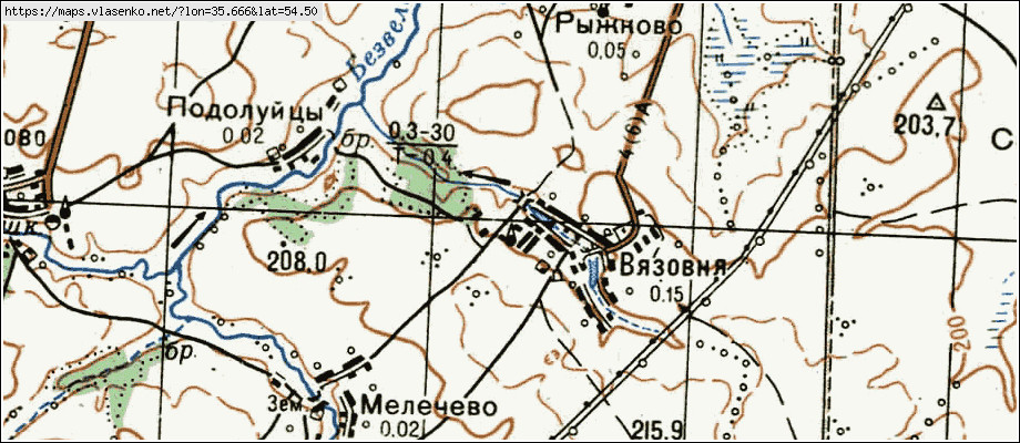 Карта бабынинского района калужской области подробная с деревнями