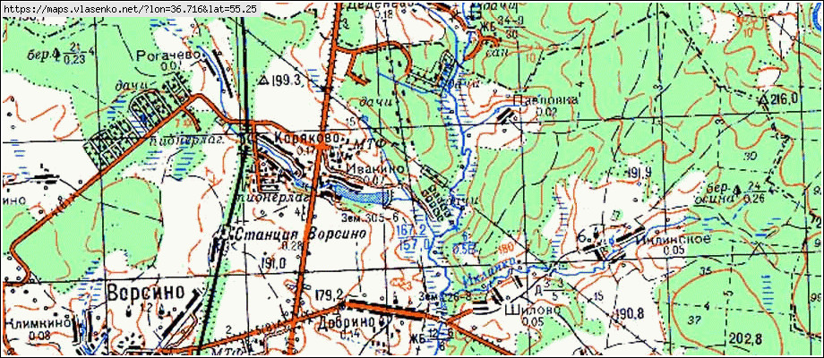 Карта боровский район калужской области