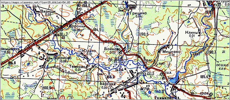 Карта дзержинского района калужской