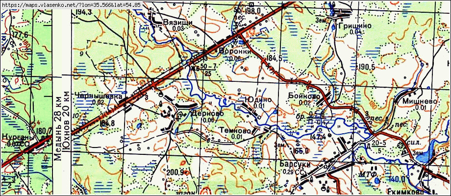 Карта дзержинского района калужской