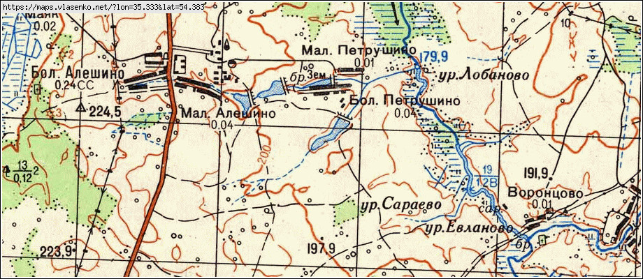 Карта калужской области мещовского района калужской области