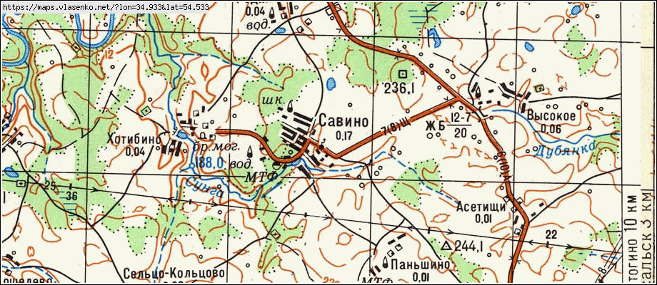 Карта савино ивановской области