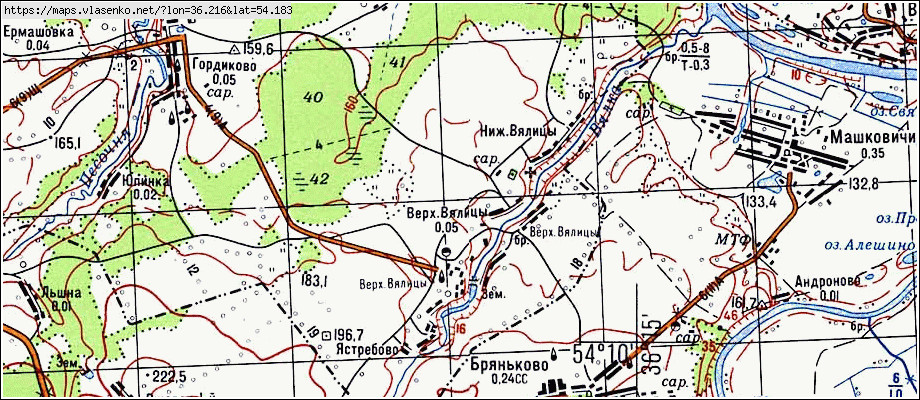 Карта козельск перемышль