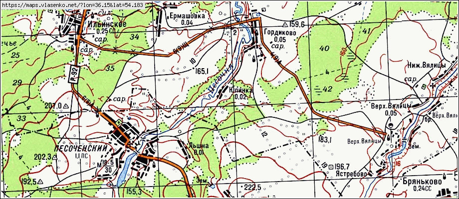 Перемышль калужская область карта