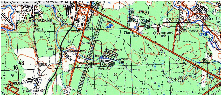 Карта жуков калужская область