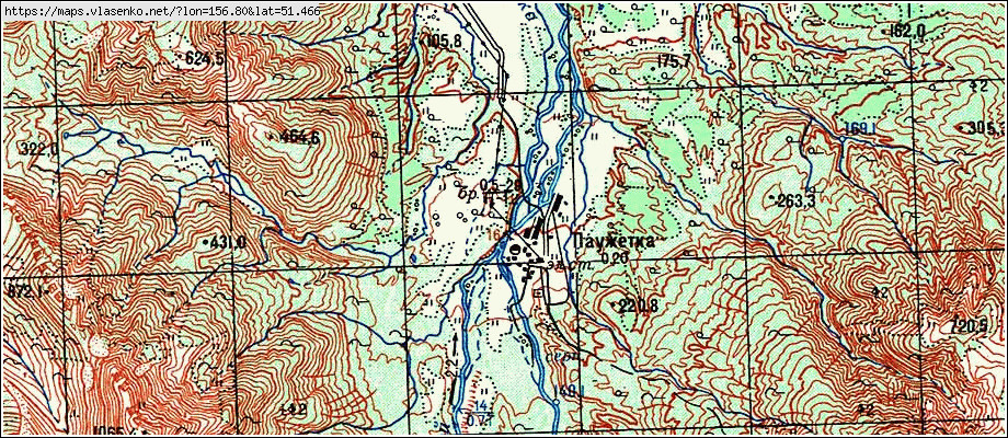 Карта усть камчатский - 94 фото